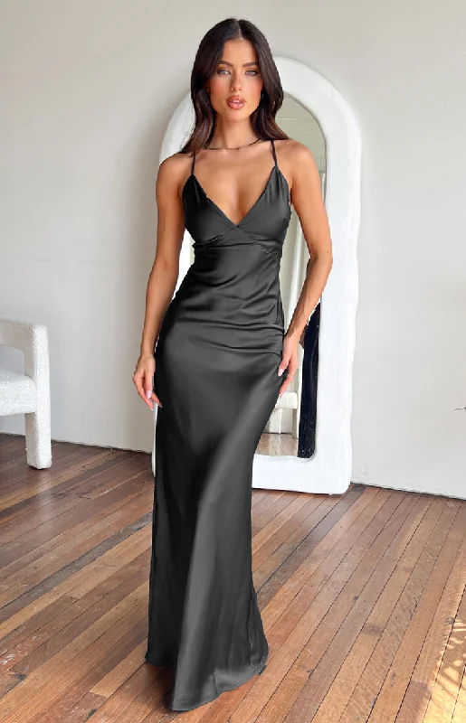 Rosebud Black Maxi Dress